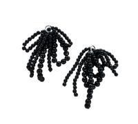 ordinarYone Elegante dije de lazo de perlas para hacer joyas, llavero, collar, lazos de doble capa, hebilla para zapatos, accesorio de adorno