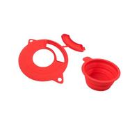 ordinarYone Protector de salpicaduras de silicona y taza medidora para batidora de pie, perfecto para hornear sin ensuciar