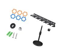 ordinarYone Soporte de pared para micrófono de metal y bandeja de almacenamiento con soporte de escritorio para estudios profesionales