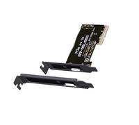 ordinarYone Tarjeta adaptadora PCIe a SFF-8611 SFF-8612 para tarjeta de expansión para placa base de escritorio, accesorios de instalación