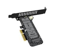 ordinarYone Tarjeta de expansión PCIe5.0 NVMe a PCIeX4 que ofrece doble ancho de banda para actualizaciones de almacenamiento de alta velocidad en juegos