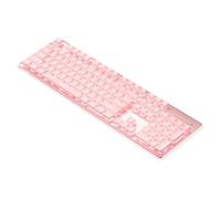 ordinarYone Teclados mecánicos silenciosos para juegos, cable USB de 104 teclas con retroiluminación RGB e impermeable IPX4 para accesorios de laptop