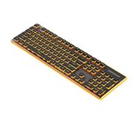 ordinarYone Teclados mecánicos silenciosos para juegos, cable USB de 104 teclas con retroiluminación RGB e impermeable IPX4 para accesorios de laptop
