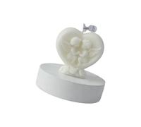 ordinarYone Vela aromática con forma de corazón, cera de soja, vela decorativa para dormitorio, sala de estar, decoración del hogar, vela perfumada