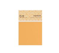 Ordinate Notas adhesivas, 12 paquetes de notas adhesivas, colección de paletas, notas estéticas para papelería, planificador semanal, 100 hojas/almohadillas, post it To-do-Lisen (Amber Apricot, 75 mm