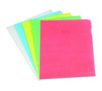 Ordo "Transparent" Paper Slip File - assorted colours - pack of 10