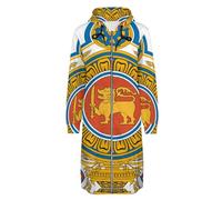 ORDOBO Sudadera Mujer Con Capucha Cremallera Larga Sri Lanka Abrigo Informal De Manga Larga Con Cremallera Y Capucha Con Bolsillo Para Otoño E Invierno Talla Grande 3Xl