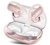 Ordtop Auriculares Inalambricos Deportivos, 2026 Auriculares Bluetooth 5.4 con 3D-Estéreo, IP-X8 Impermeable Cascos Inalambricos, Cancelacion Ruido ENC, Pantalla LED Headphones Running Gym