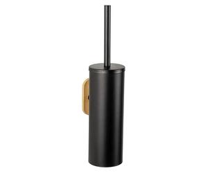 Orea Escobillero mural (Acero inoxidable, Negro)