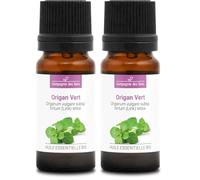ORÉGANO COMÚN - 10 mL - Aceite Esencial Orgánico - 100% Puro, Natural, Quimiotipado y Certificado AB (Paquete de 2)