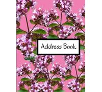 Oregano Large Address Book: Featured 2026 Calendal, To Do, Note, Name, Home, Address, Work, Email, Fax, Mobile and Social Media