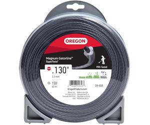 Oregon 20-022 Gatorline Super-Twist Magnum Bobina de 1 Libra de línea de Recortadora de Cuerda de 0.130 Pulgadas por 150 pies