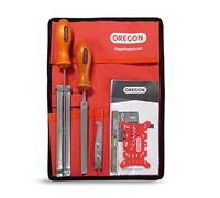 Oregon 558550 - Afilado de la cadena de motosierra y kit de mantenimiento de la barra guía incluyendo archivos