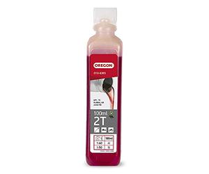 Oregon Aceite de Motor de 2 Tiempos, Aceite Mineral Semisintético para Mezcla, Combustión Limpia, Bajo Contenido de Cenizas, Protege el Motor y Mejora su Rendimiento, 2T, 100 ml (O10-6365)