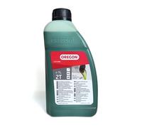Oregon Aceite de Motor de 2 Tiempos, Mineral Semisintético para Mezcla, Combustión Limpia, Reduce la Generación de Cenizas, Protege el Motor y Mejora su Rendimiento, 2T, 1 Litro, Verde