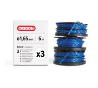 Oregon Carrete de hilo doble para desbrozadoras Bosch F016800351, pack de 3