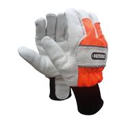 Oregon Guantes de Trabajo Resistentes al Frío - Guantes de Seguridad para Trabajos Forestales Profesionales y Jardinería, Protección en Nudillos y Muñeca, Elementos Reflectantes - Talla S
