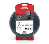Oregon Hilo Cuadrado de Corte para Desbrozadora 2.4mm, Hierba, Maleza, Vegetación y más, Hilo de Nylon de Gran Resistencia, Compatible con la Mayoría de Modelos Estándar, 2.4mm x 60m (109521E)