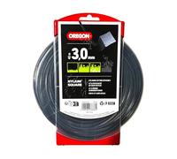 Oregon Hilo Cuadrado de Corte para Desbrozadora 3mm x 40m | Hierba, Maleza, Vegetación y más, Hilo de Nylon de Gran Resistencia, Compatible con la Mayoría de Modelos Estándar
