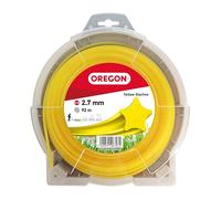 Oregon Hilo Estrella para Desbrozadora 2.7mm x 92m, Amarillo | Hierba, Maleza, Vegetación y más, Hilo de Nylon de Gran Resistencia, Compatible con la Mayoría de Modelos Estándar