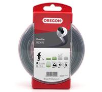 Oregon Duoline - Hilo de desbrozadora para maleza y vegetación densa (2,4 mm x 90 m)