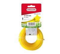Oregon Hilo para Desbrozadora y Cortacésped, Hilo de Corte Color Amarillo, Cinco Filos en Estrella, Compatible con Todas Las Desbrozadoras Estándar, 3mm-15m ( 69-458-Y)