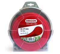Oregon Hilo Redondo para Desbrozadora 2.7mm x 70m, Rojo | Hierba, Maleza, Vegetación y más, Hilo de Nylon de Gran Resistencia, Compatible con la Mayoría de Modelos Estándar