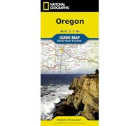 Oregon (National Geographic Guide Map) [Idioma Inglés]