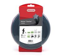 Oregon Hilo para Desbrozador y Cortacésped, Hilo de Nylon con Cinco Filos en Estrella, Nylon Calidad Premium Extrafuerte, Compatible con Desbrozadoras de Gasolina 2.4mm-90m ( 104883E)