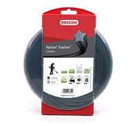 Oregon Nylium Star Hilo para Desbrozadora 3mm, Hierba, Maleza, Vegetación y más, Hilo de Nylon de Gran Resistencia, Compatible con la Mayoría de Modelos Estándar, 3.0mm x 60m (104884E)