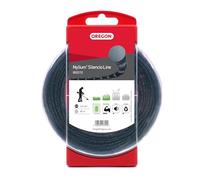 Oregon Hilo para Desbrozadora Nylium Silencio, Cable de Repuesto de Perfil Redondo para Desbrozadoras de Batería, 2.4mm, Bobina de 87m (800010)