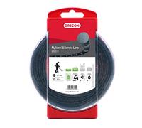 Oregon Hilo para Desbrozadora Nylium Silencio, Cable de Repuesto de Perfil Redondeado para Desbrozadoras de Batería, 2.7mm, Bobina de 69m (800011)