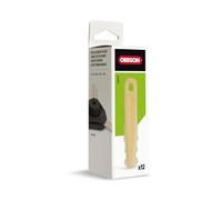Oregon Pack de 12 Cuchillas para Cortabordes, Cuchillas de Nylon Dentadas | Duraderas y Resistentes a los Golpes para Cortar Hierba y Maleza, Compatibles con el Cabezal de 3 Cuchillas de Oregon