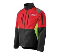 Oregon Protect Plus - Chaqueta de trabajo (rojo y amarillo, XL)