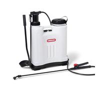 Oregon Pulverizador a Presión Tipo Mochila para Insecticidas y Herbicidas con Lanza y 4 Boquillas Ajustables, 16 litros, Accesorio de Jardinería para la Espalda en Formato Mochila