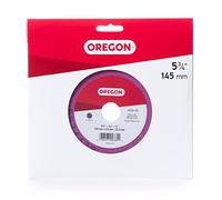 Oregon Rueda de molienda vitrificada fina de óxido de aluminio, 5-3/4 x 3/16 pulgadas, compatible con amoladora de banco