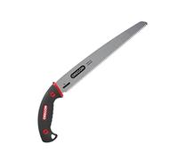 Oregon Sierra Manual Recta de 12", Acero Japonés Alto en Carbono, Herramienta Inoxidable para Podar, Talar y Cortar, Hoja Recta con Funda de Seguridad (600138)