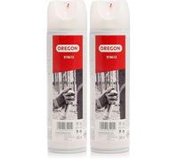Oregon Spray de Pintura Forestal Blanco, 500ml, Marcador Temporal, Hasta 2 Años, Secado Rápido (519412) (Paquete de 2)