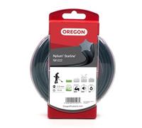 Oregon Hilo para Desbrozador y Cortacésped, Hilo de Nylon con Cinco Filos en Estrella, Nylon Calidad Premium Extrafuerte, Compatible con Desbrozadoras de Gasolina 2mm-15m ( 581222)