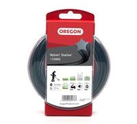 Oregon Hilo para Desbrozador y Cortacésped, Hilo de Nylon con Cinco Filos en Estrella, Nylon Calidad Premium Extrafuerte, Compatible con Desbrozadoras de Gasolina 3mm-15m ( 110986E)