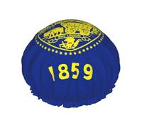 Oregon State Flag - Cubierta para el cabello para ducha, gorra ajustable para el cabello para mujer, elegante, grande, impermeable