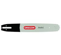 Oregon VersaCut Barra Guía de Motosierra Profesional de 18 Pulgadas | Paso de 1 cm, calibre de 0.160 cm, barra VersaCut, nariz de 11 dientes, negro/gris