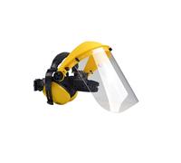 Oregon Q515062 - Protectores de oídos con visor de policarbonato y la combinación de la podadora y desbroce