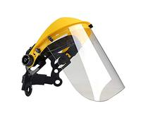 Oregon Visera de Seguridad con Malla Protectora de Policarbonato Transparente, Protección Facial Ajustable