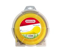 Oregon Hilo Redondo Amarillo para Desbrozadoras y Cortacésped, Nailon de Calidad Profesional, Compatible con la Mayoría de Modelos, 2,4 mm x 264 m (69-365-Y)