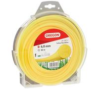 Oregon 69-387-Y - Alambre redondo amarillo para cortadoras de césped y desbrozadoras, 4,0 mm x 32 m