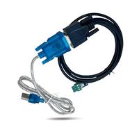 OREI Cable serie Phoenix USB a RS-232 de 3 pines para control en serie | USB a DB9 y DB9 a RS-232 combo | Compatible con Windows y Mac | 7 pies de largo (USB a RS-232)