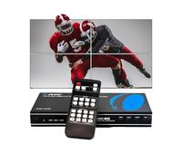 OREI Controlador de pared de video 4K 2x2 HDMI o USB-C, pantalla de procesador de hasta 4K 60Hz 2x1, 1x2, 1x3, 1x4, soporta extracción de audio RS-232 de rotación de 180 grados