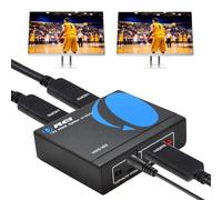 OREI - Divisor HDMI 1 en 2 Salidas - Ultra HD 4K @ 30Hz, HDCP, 3D y Full HD 1080P Soporte para Xbox, PS4, BLU-Ray, HDTV - Adaptador Incluido