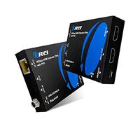 OREI Extensor HDMI 4K a través de Ethernet, Extensor Balun sobre Cat6/Cat7 con Extractor de Audio IR óptico de hasta 230 pies - Loop out - Señal Full UltraHD 4K a 60Hz - Baja latencia - Soporte